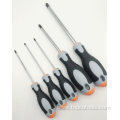 Screwdrivers with Three Color Handle Cr-V Blade